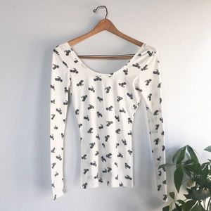 motorcycle soft long sleeve T